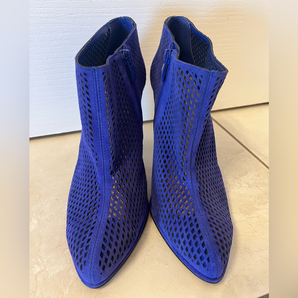 Vince Camuto Blue Suede Boots